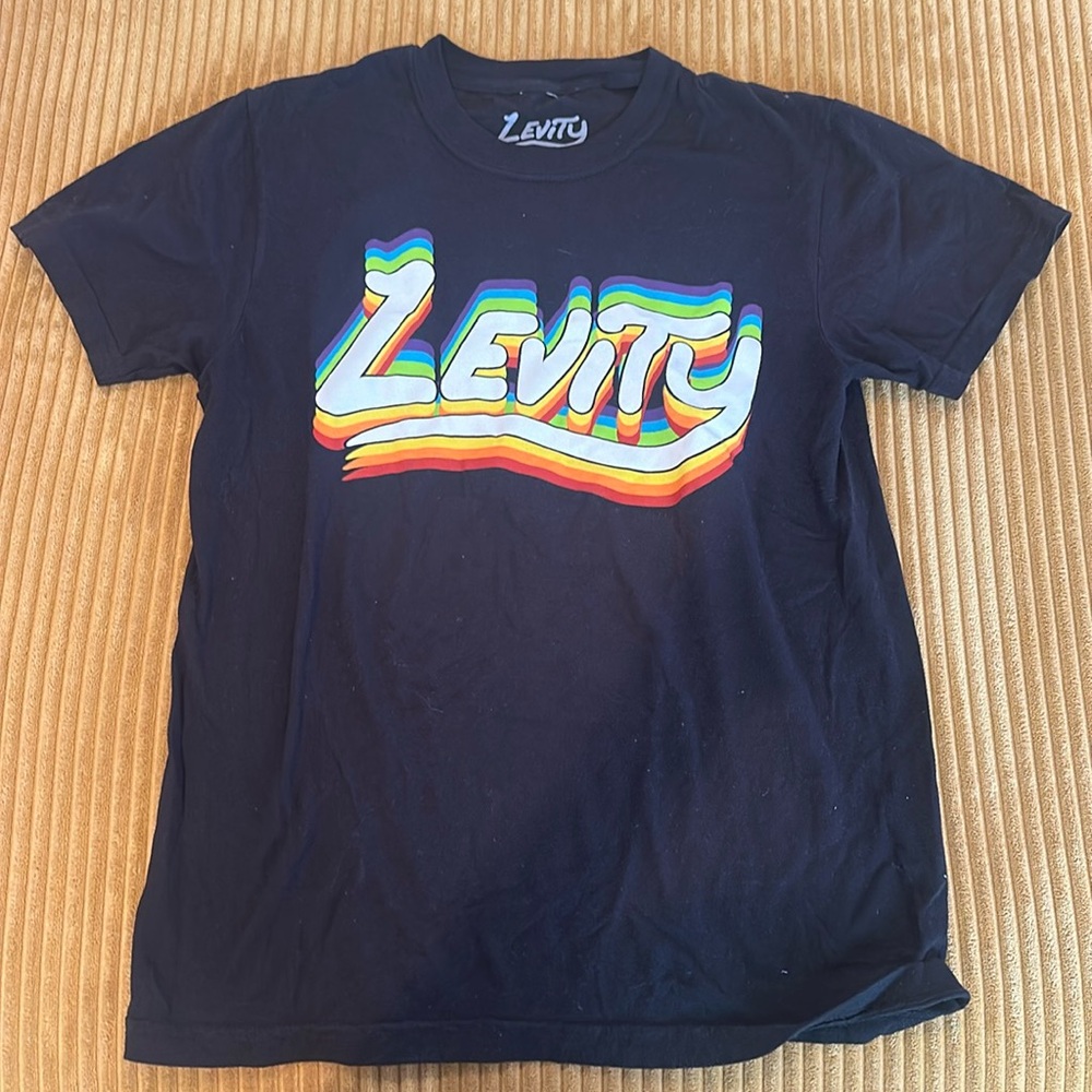 Brand new never worn levity tee shirt size small 100% cotton